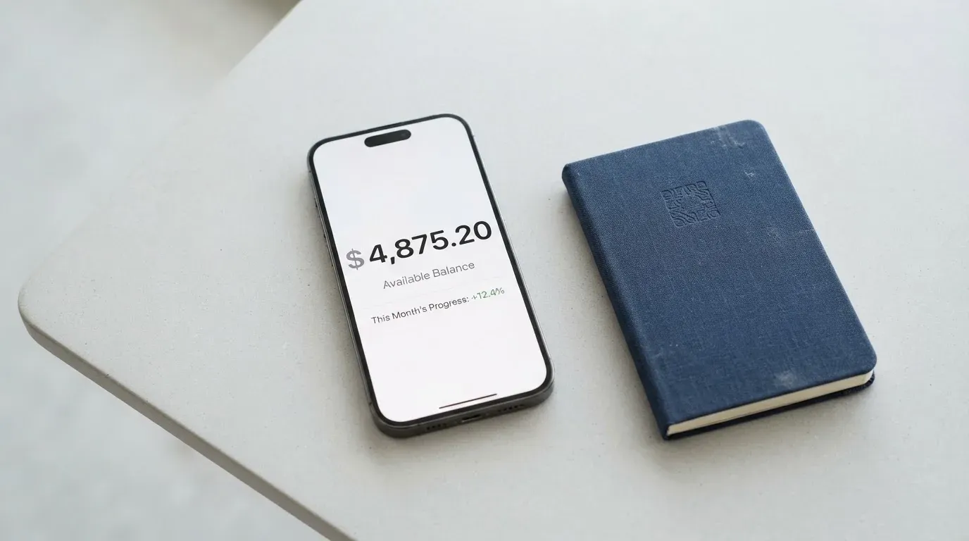 A phone showing a stablecoin transfer screen