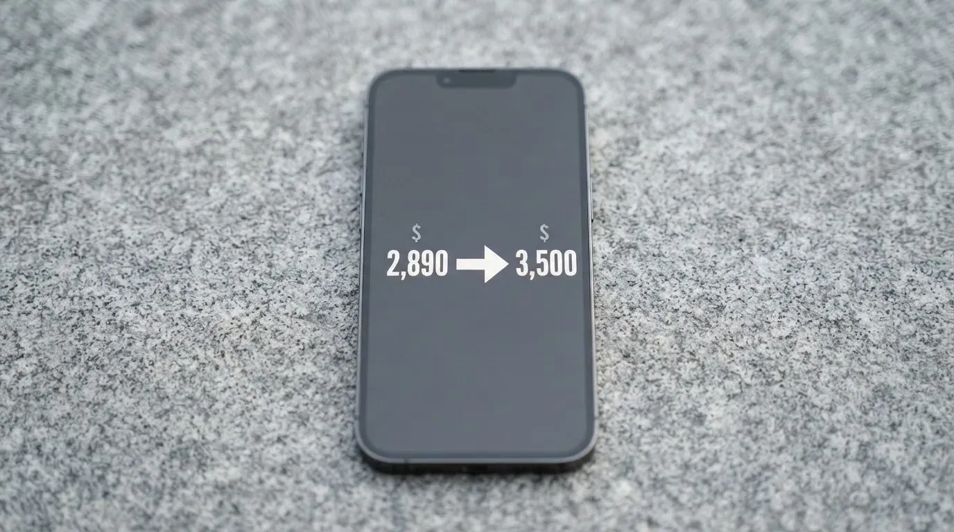 A phone showing a stablecoin transfer screen