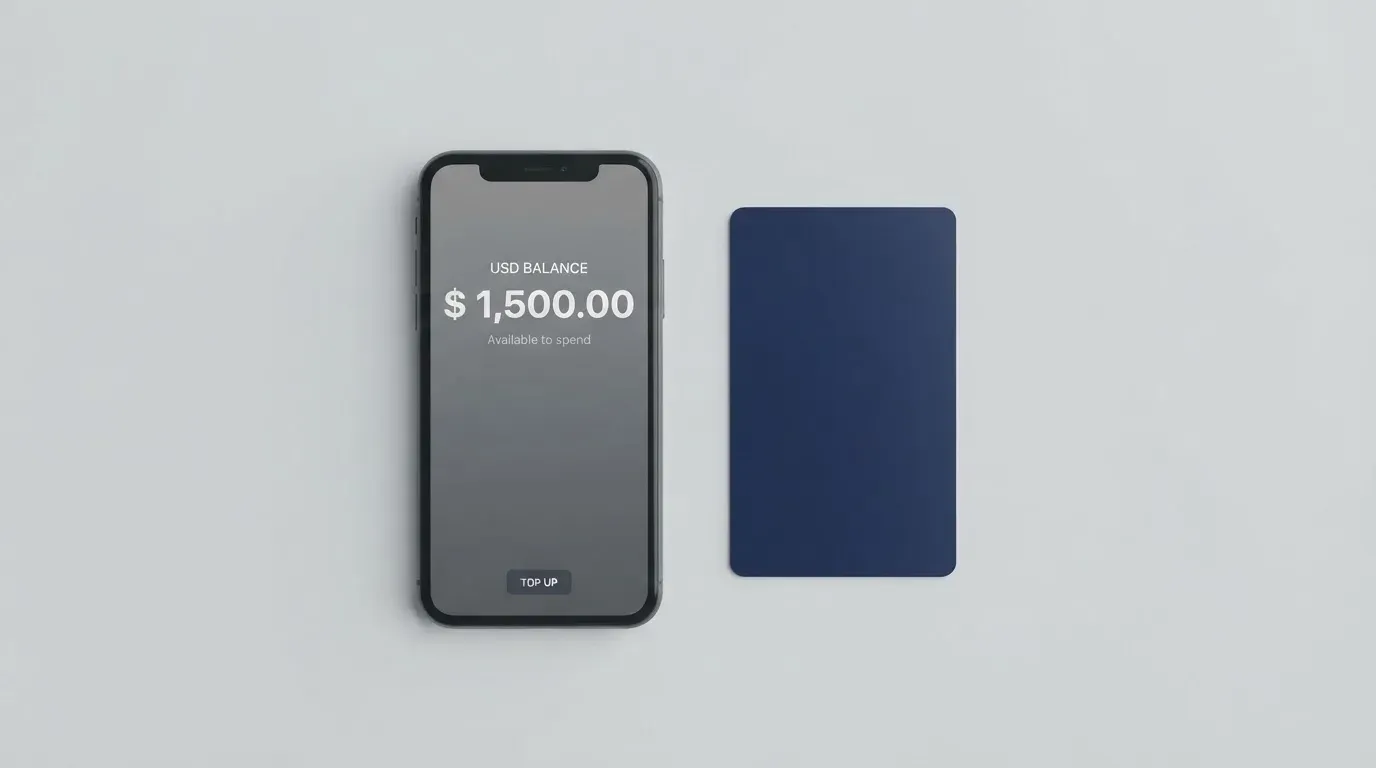 A phone showing a stablecoin transfer screen