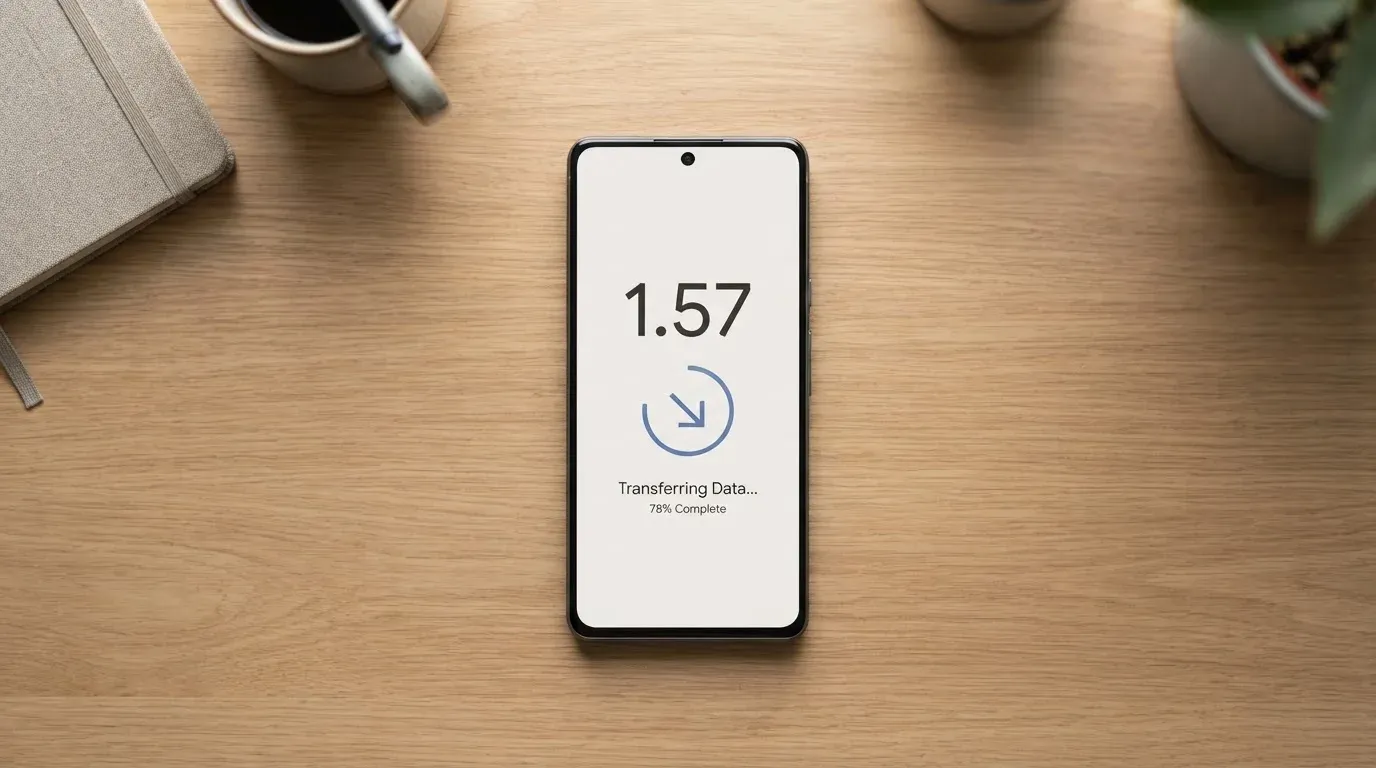 A phone showing a stablecoin transfer screen